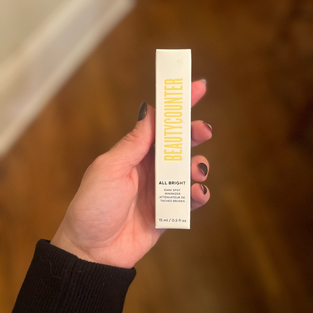 NIB Beautycounter All Bright Dark Spot Minimizer Full Size .5 fl oz